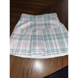 New French Kiss Small Skort Plaid Pleated Mini Dollskill Schoolgirl Pickleball